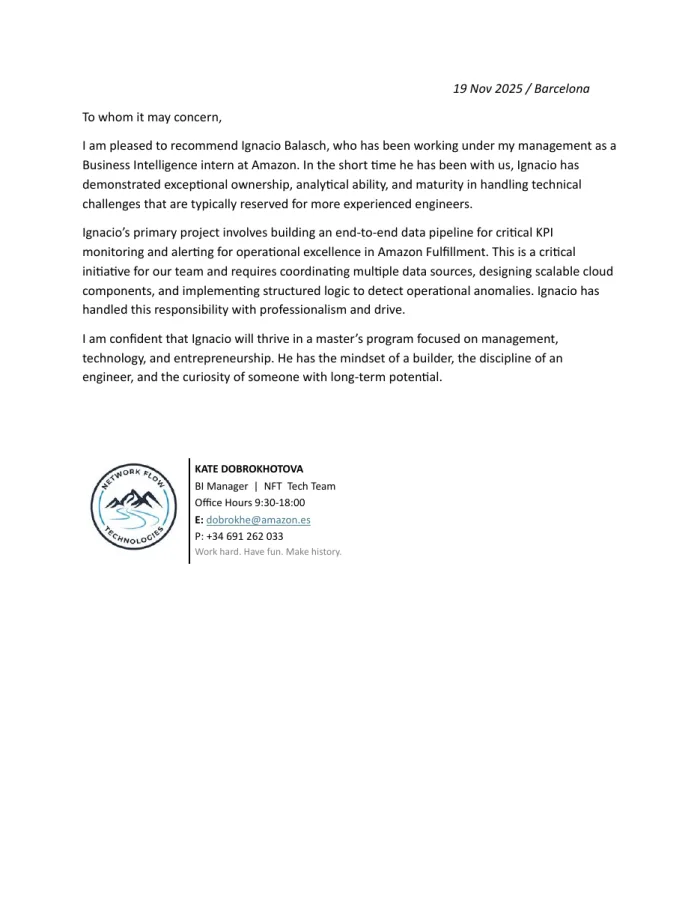 Top of the letter from Kate Dobrokhotova